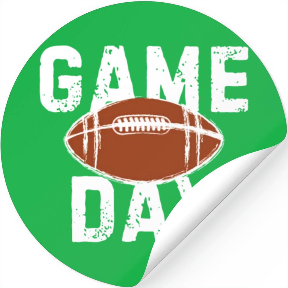 Game Day Football Stickers