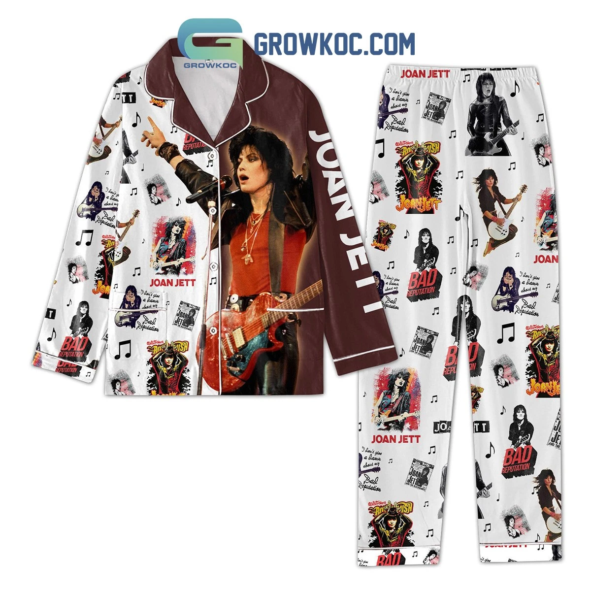 Joan Jett Bad Reputation Pajamas Set
