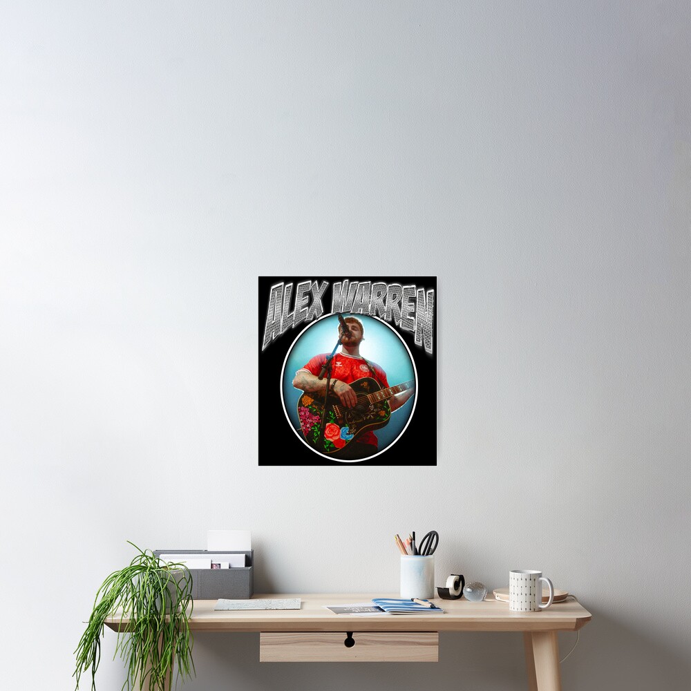 Vintage Grunge Style Alex Warren Poster