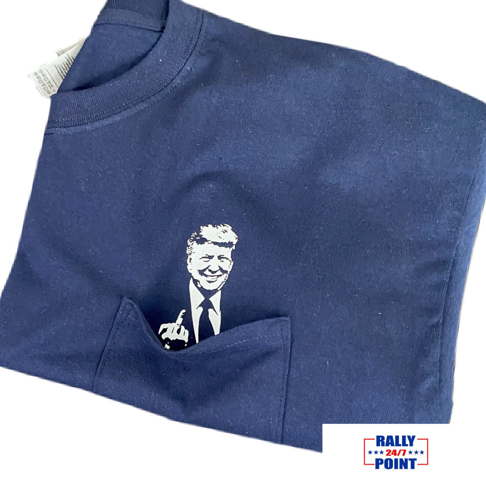 Trump Shirt, Trump Shirt With Middle Finger In Pocket, Donald Trump TShirt, Make Liberals Cry Again, Trump To Win, Trump Pocket Tshirt