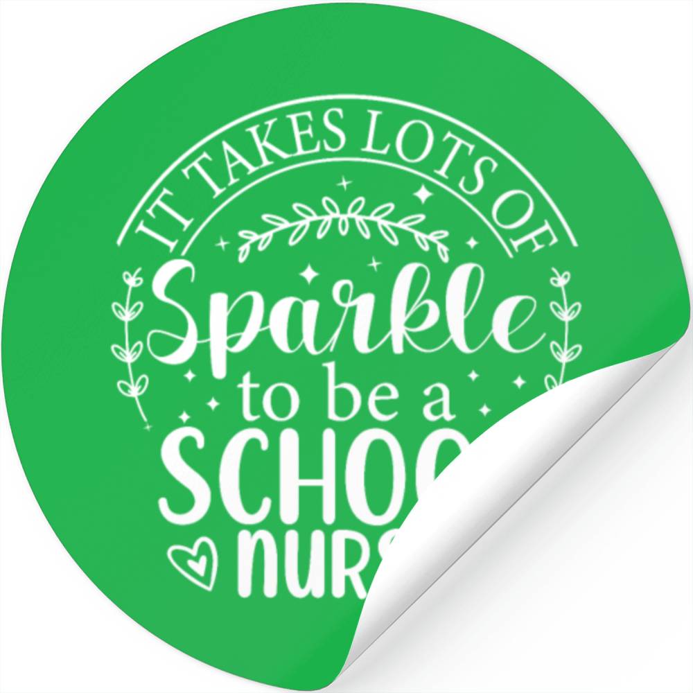 School Nurse Rn Nursing School Back to School Wome Stickers