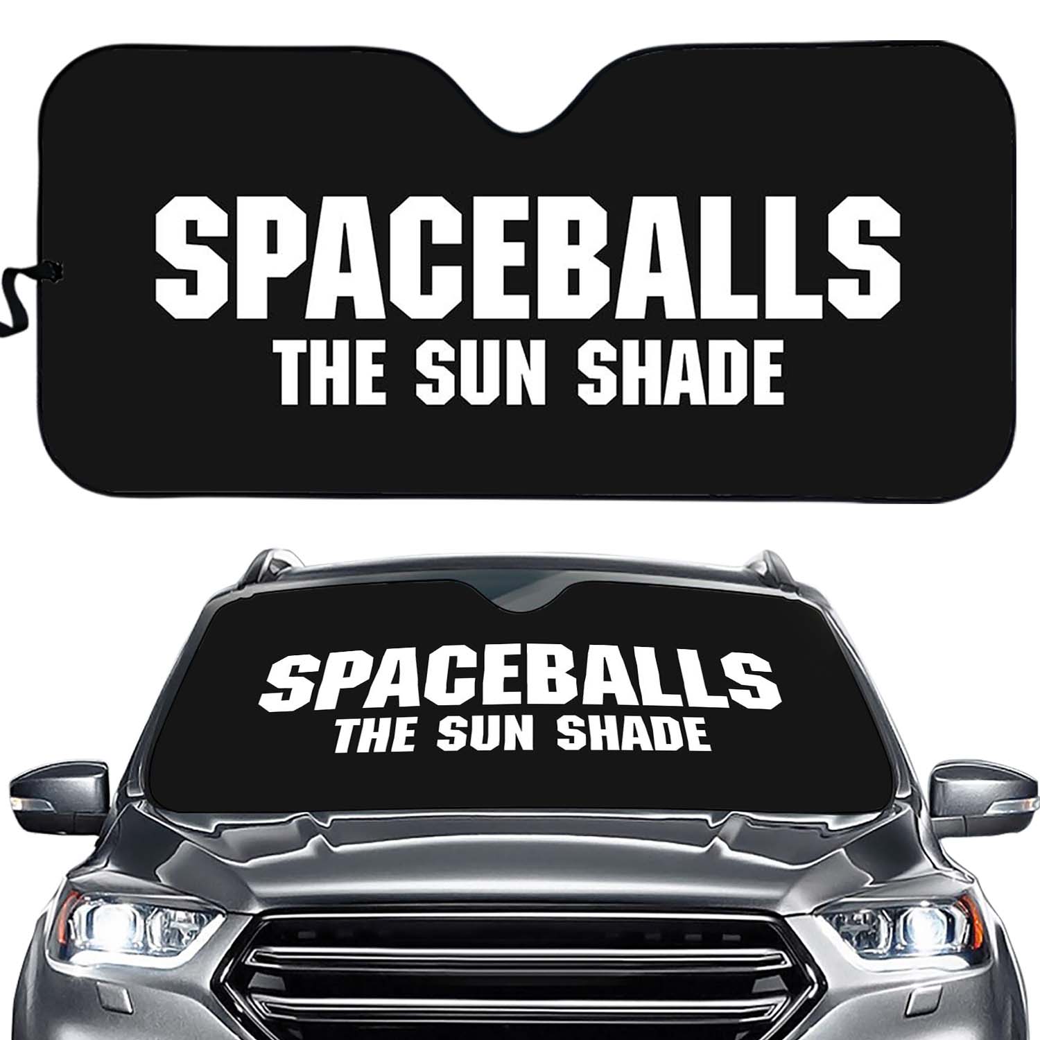 Car Sun Shades - Spaceballs The Sun Shade, Movie Logo Inspired Automotive Sunshade, Funny Car Accessories, Gift for Movie Fans, Unique Car