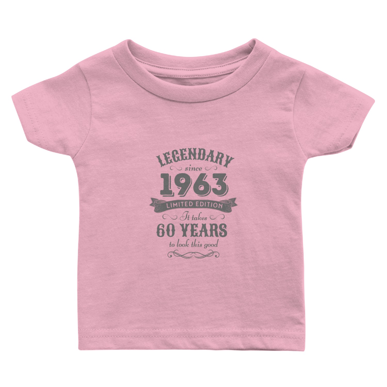 60th Birthday Vintage 1963 Baby T Shirts