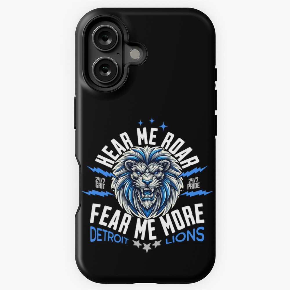 DETROIT LIONS - FEAR ME MORE iPhone Case