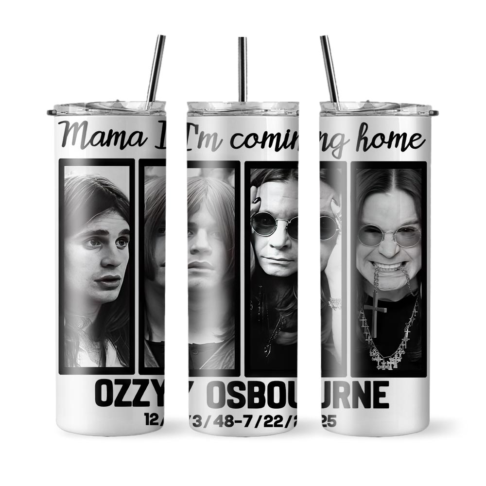 Ozzy Osbourne tumbler, ozzy osbourne memory, Gift for Fan