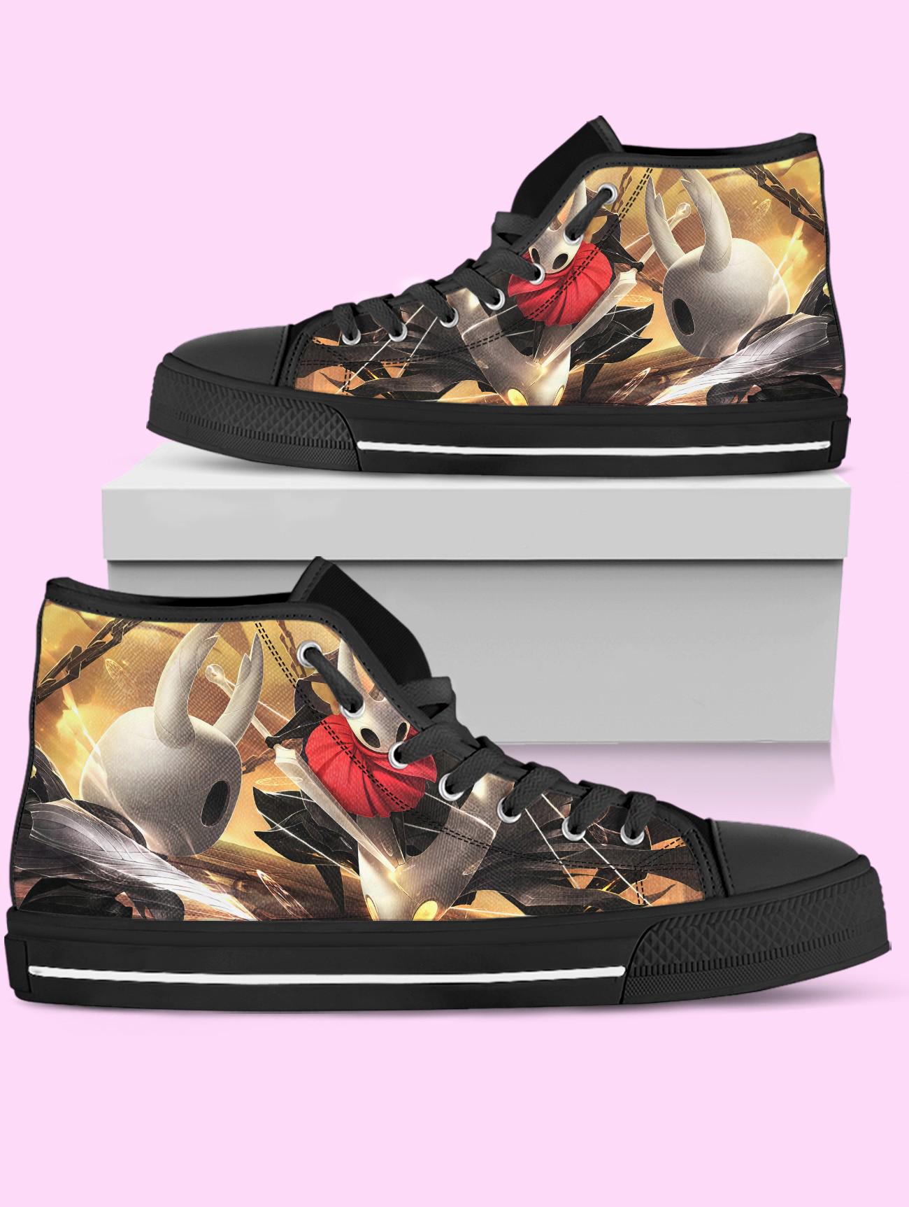 Hollow Knight Silksong High Top Shoes, Video Game Shoes