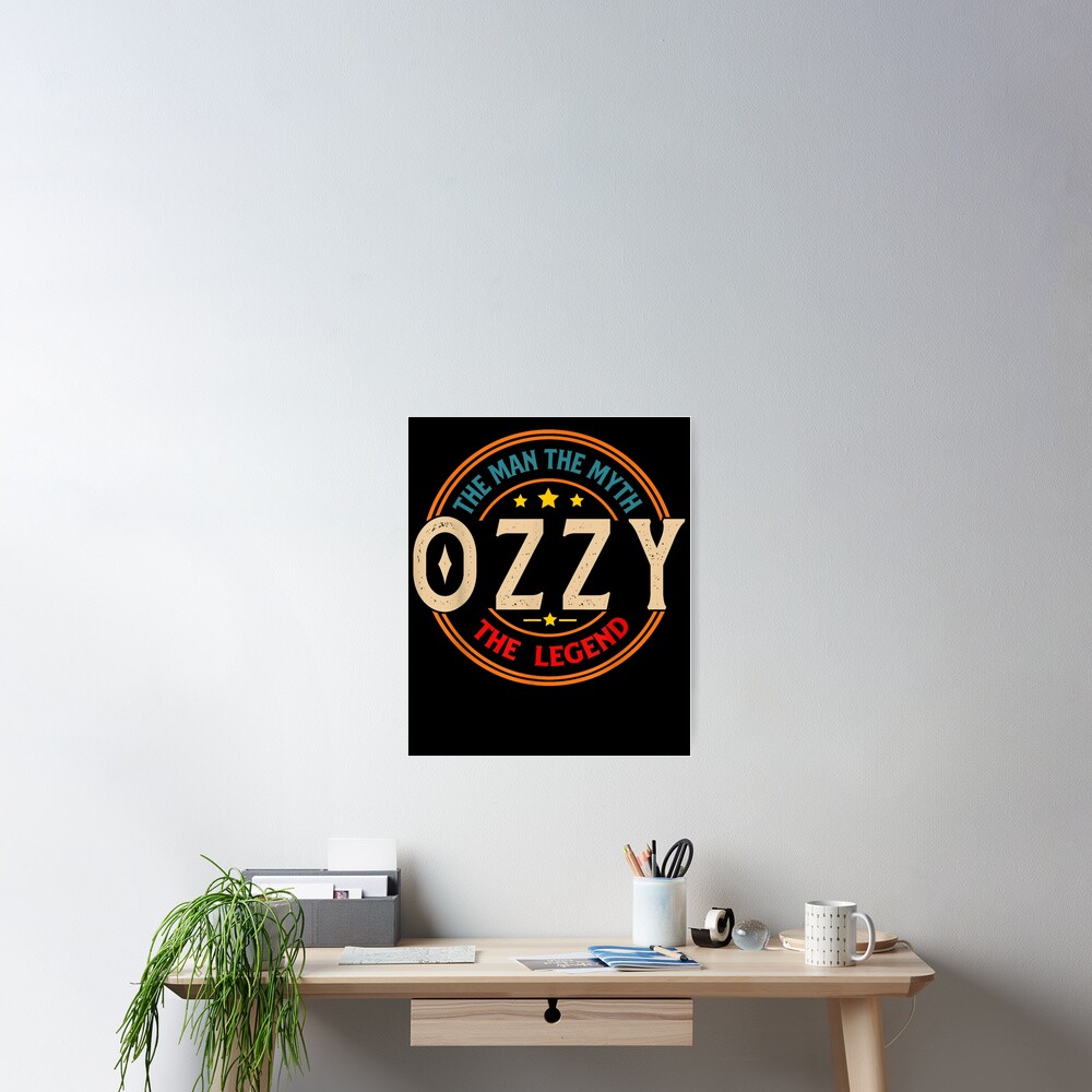 Ozzy The man the myth the legend Poster