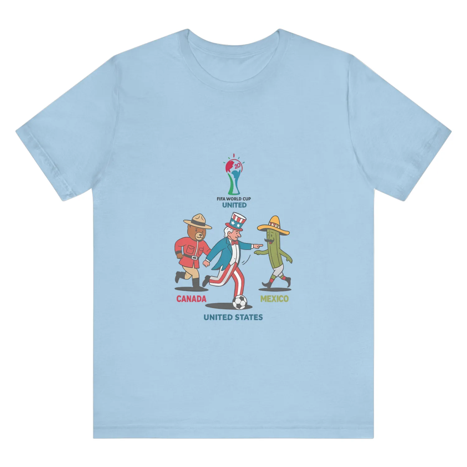 Fifa World Cup 2026 Celebration T-Shirt | Unisex Fifa T-Shirt, Fifa Soccer Tee, Fifa Usa Canada Mexico Shirts