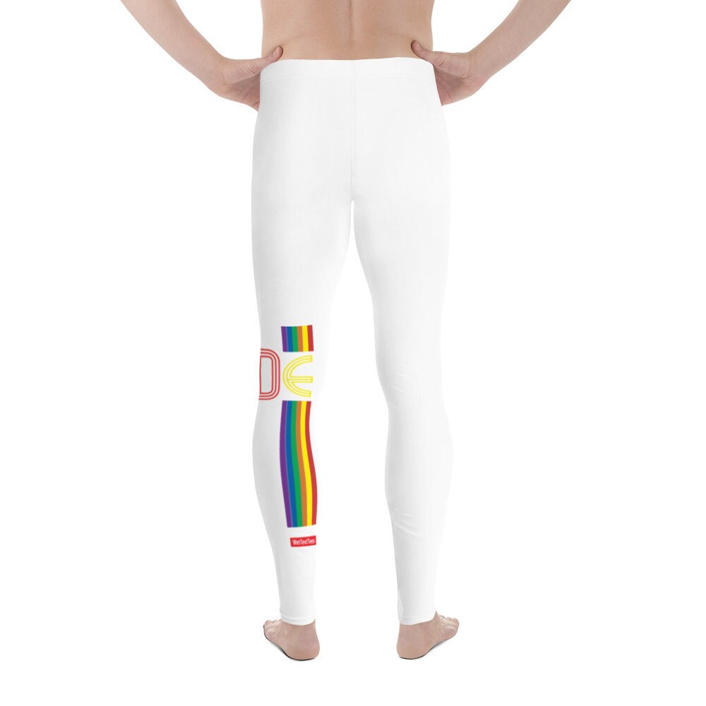 PRIDE STRIPES Men's Leggings | Training Pants | Mens Activewear