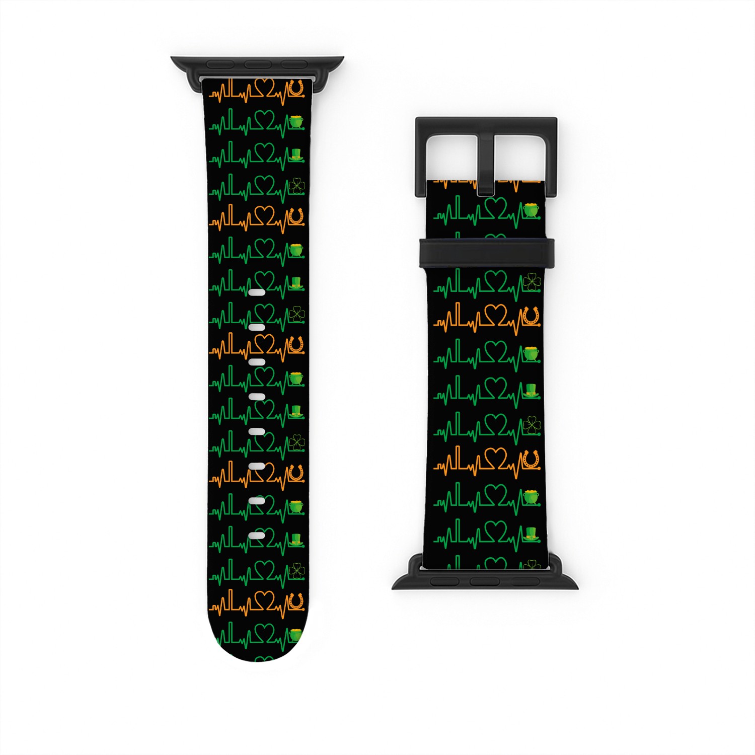 st patrick s day heartbeat Watch Bands For Apple Watch
