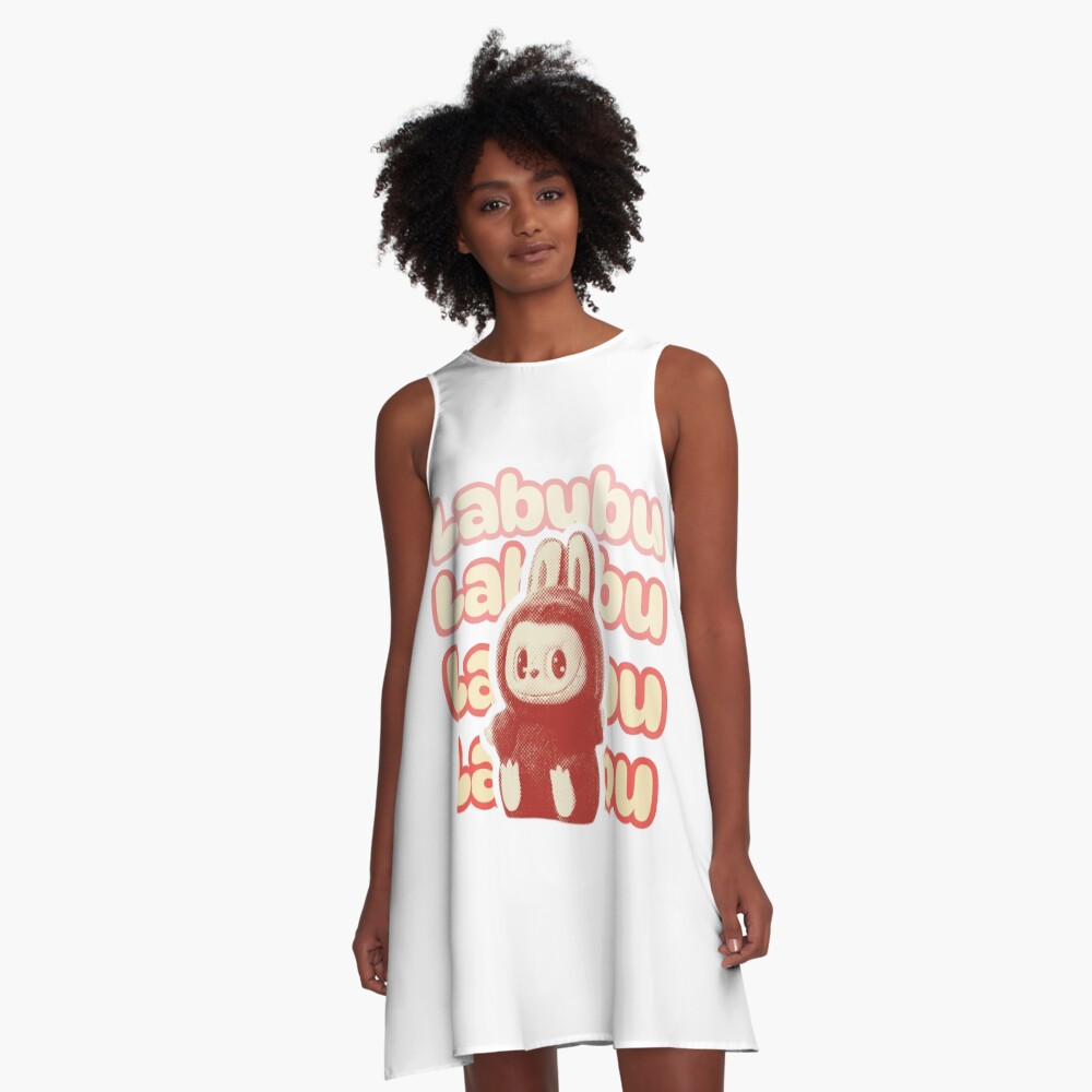 Labubu A-Line Dress, Gift for Her