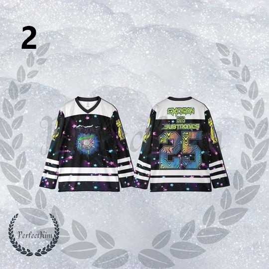 SUBTRONICS Jersey - B2B EXCISION Hockey Jersey - Edm Music Festival Merc