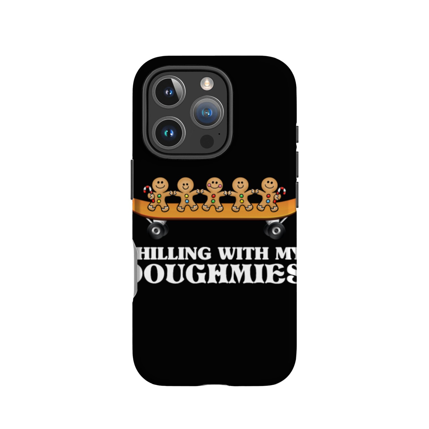 chilling with my doughmies IPhone Cases