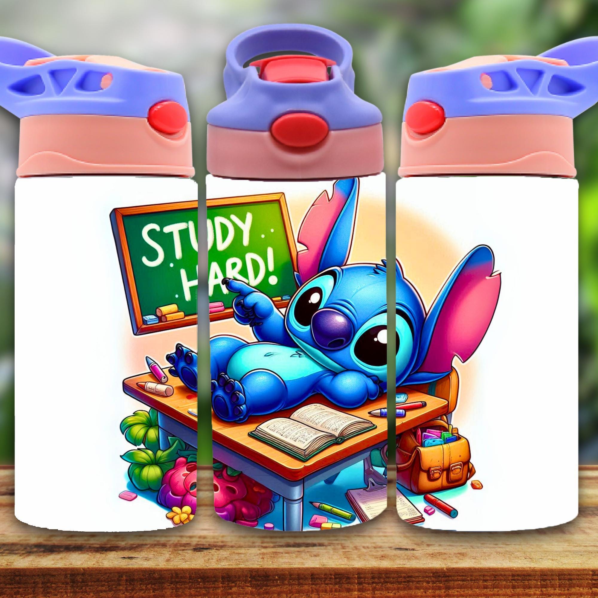 Back To School 12 oz Tumbler Wrap, Kids Tumbler Wrap Design, Sippy Cup Flip Top