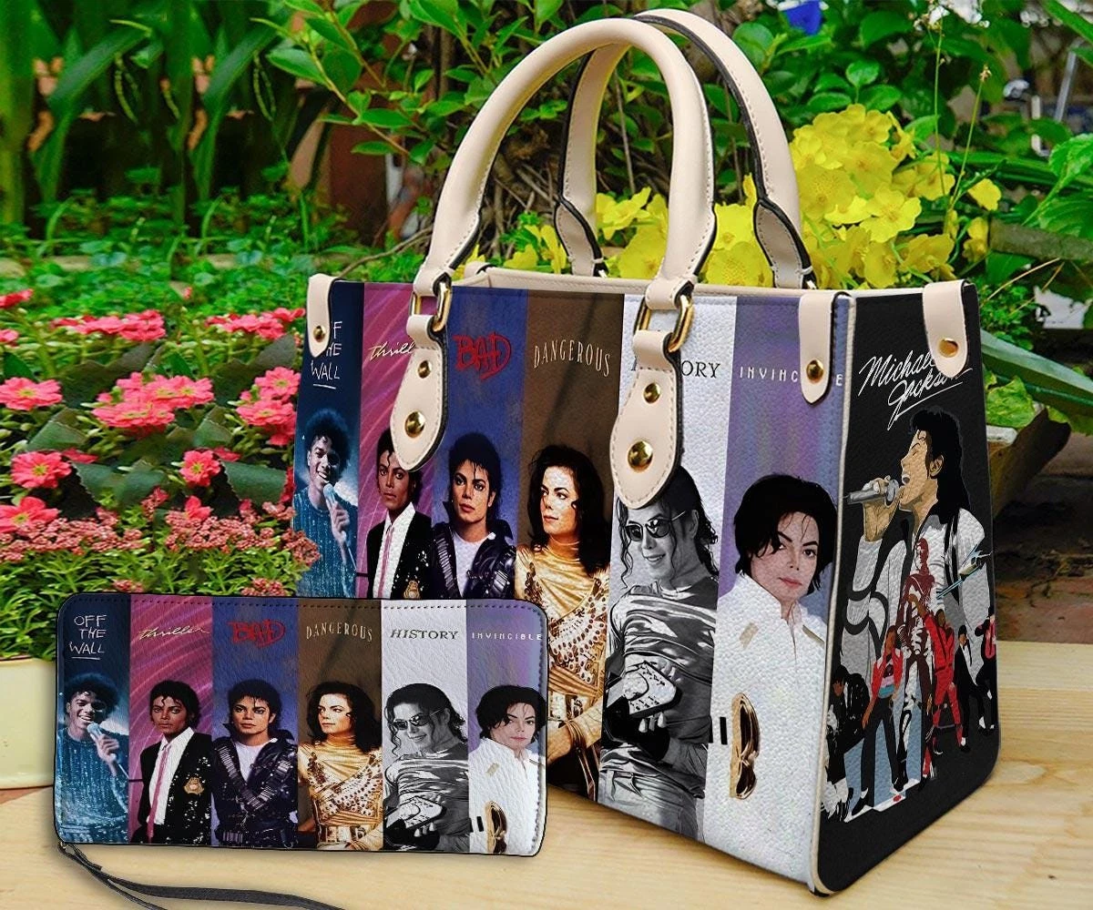 Michael Jackson Leather Handbag for Accessories / Bags / Leather Bags