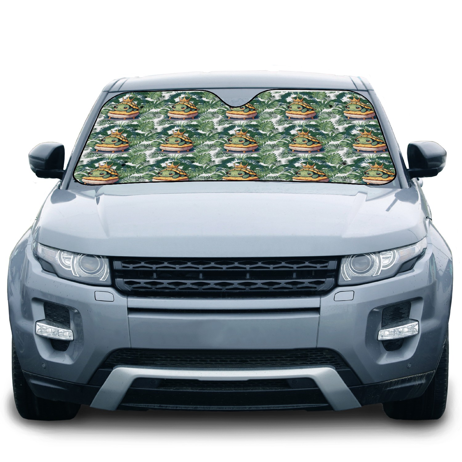 Nap Time Turtle on Pillow Throne - Superpower. Car Sun Shades