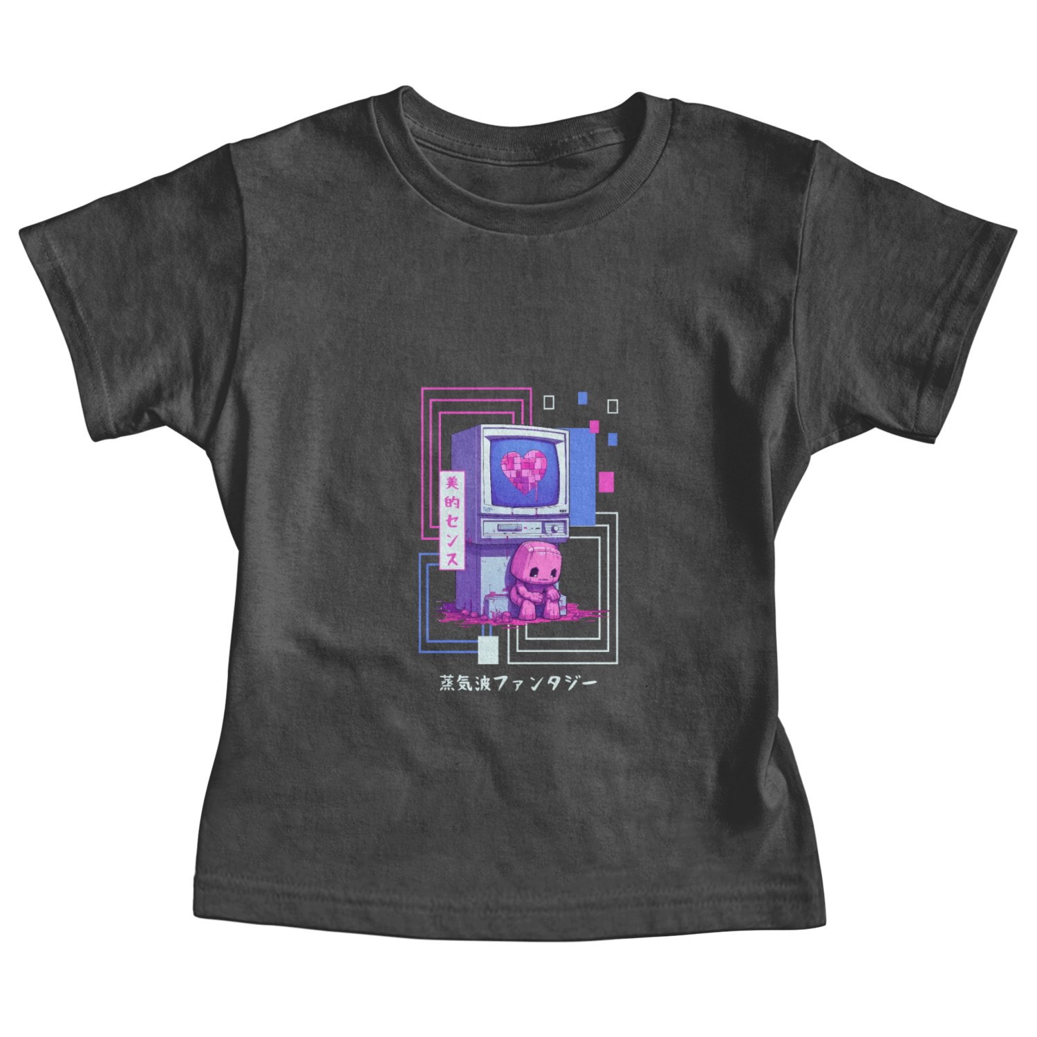 Kawaii Japanese Retro 90s Nostalgia Vaporwave Retr Baby Tees