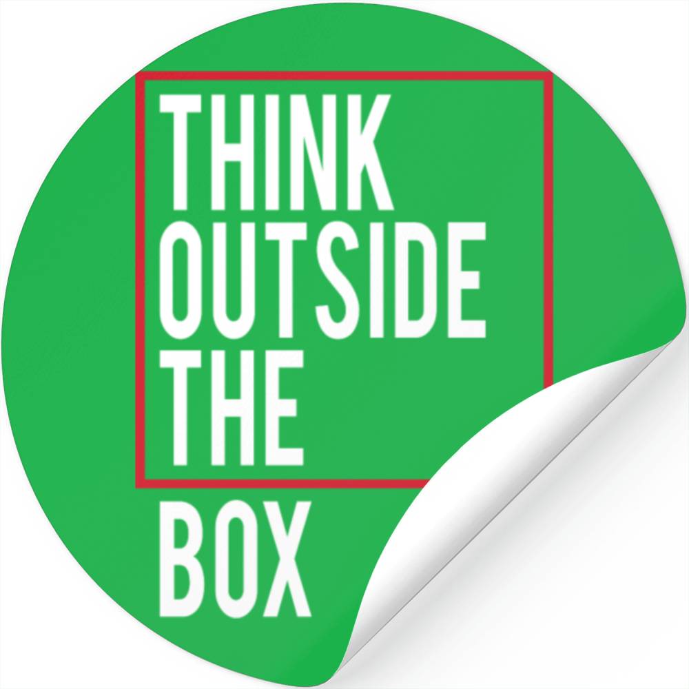 Think outside the Box Stickers