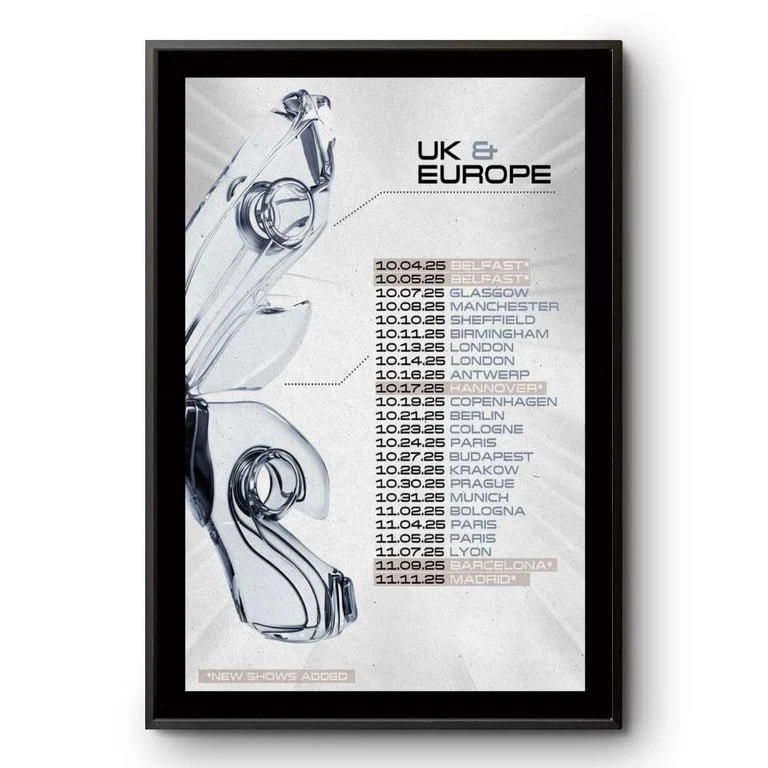 Katy Perry UK & Europe Tour 2025 Poster