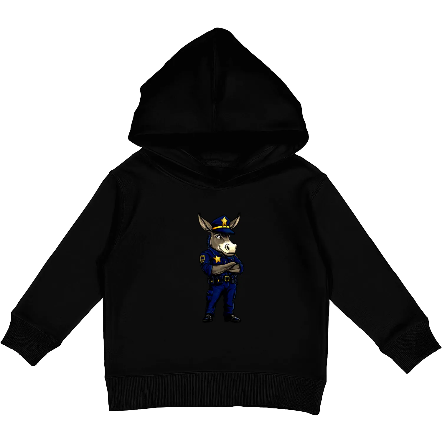 Police donkey Kids Pullover Hoodies