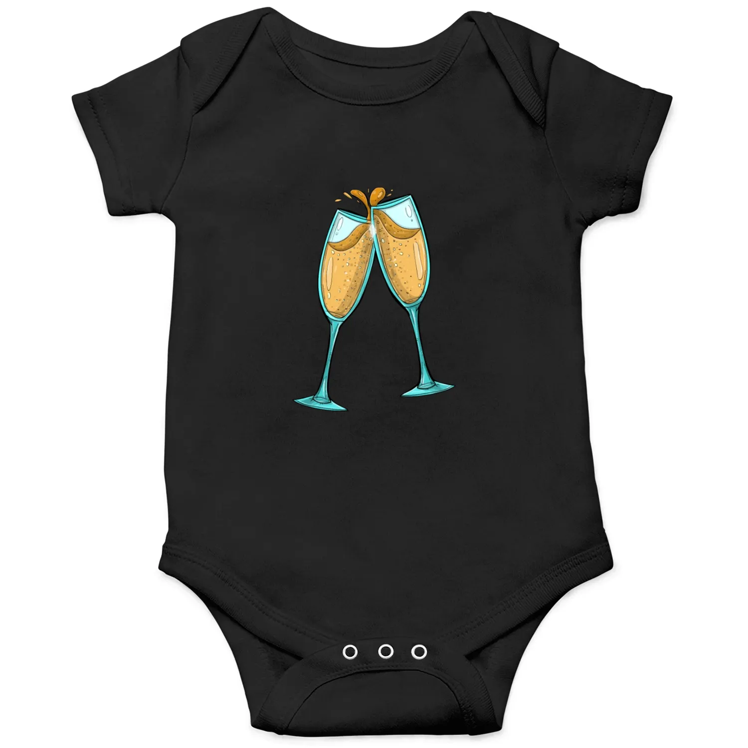 Champagne Glasses / Cheers Onesies