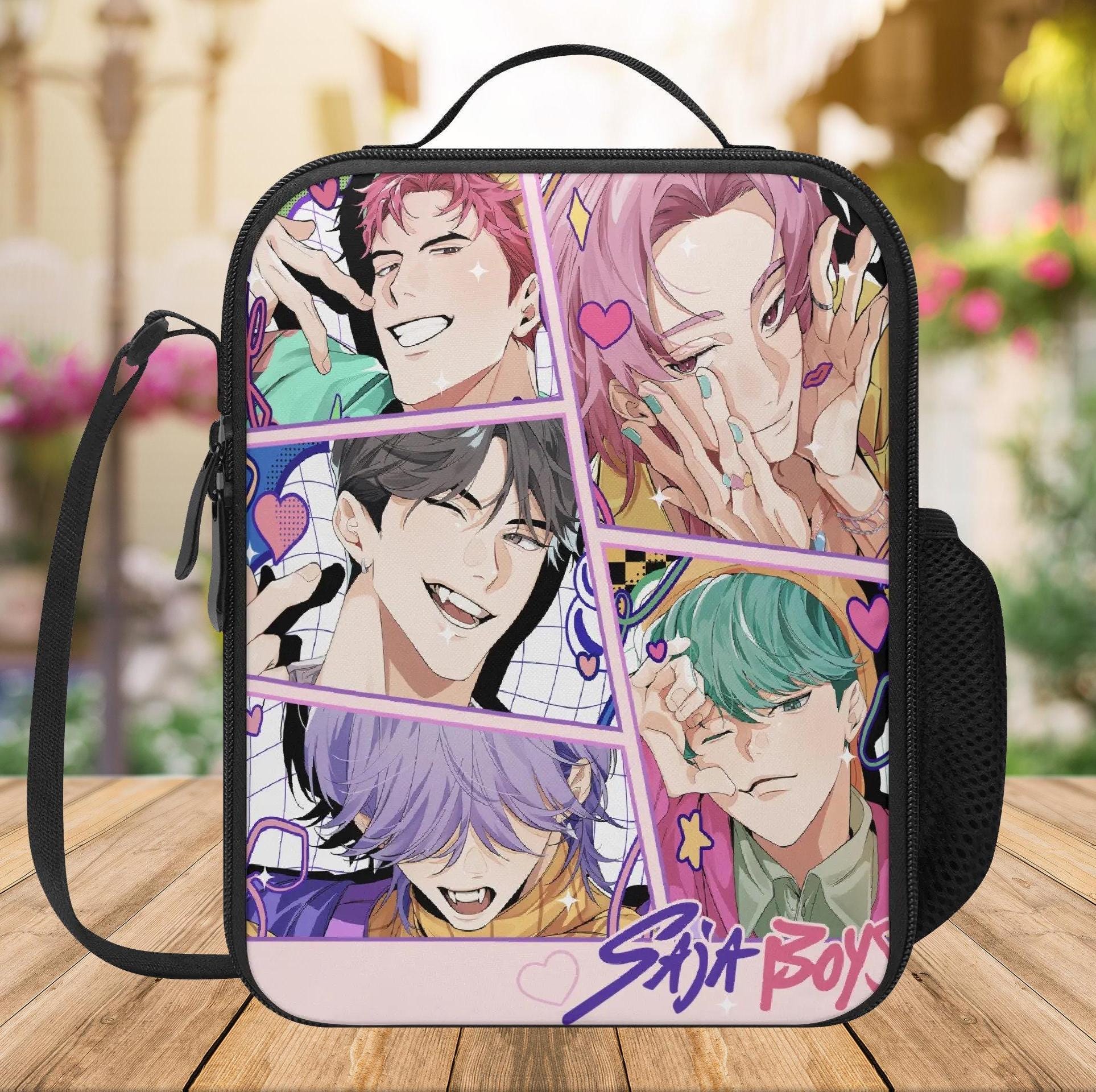 Saja Boys Boy Band Lunch Box Bag, Kpop Demon Hunters Lunch Bag, Saja Boys Demon Hunters Quality Keep Warm/Cold Lunch Bag