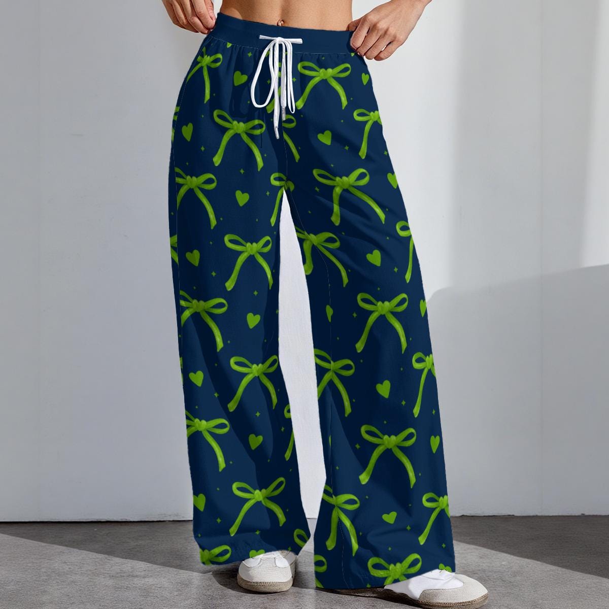 Seattle Football Stretch Pants, Women's Game Day Leggings, Tailgate Outfit, Cute Football Trousers