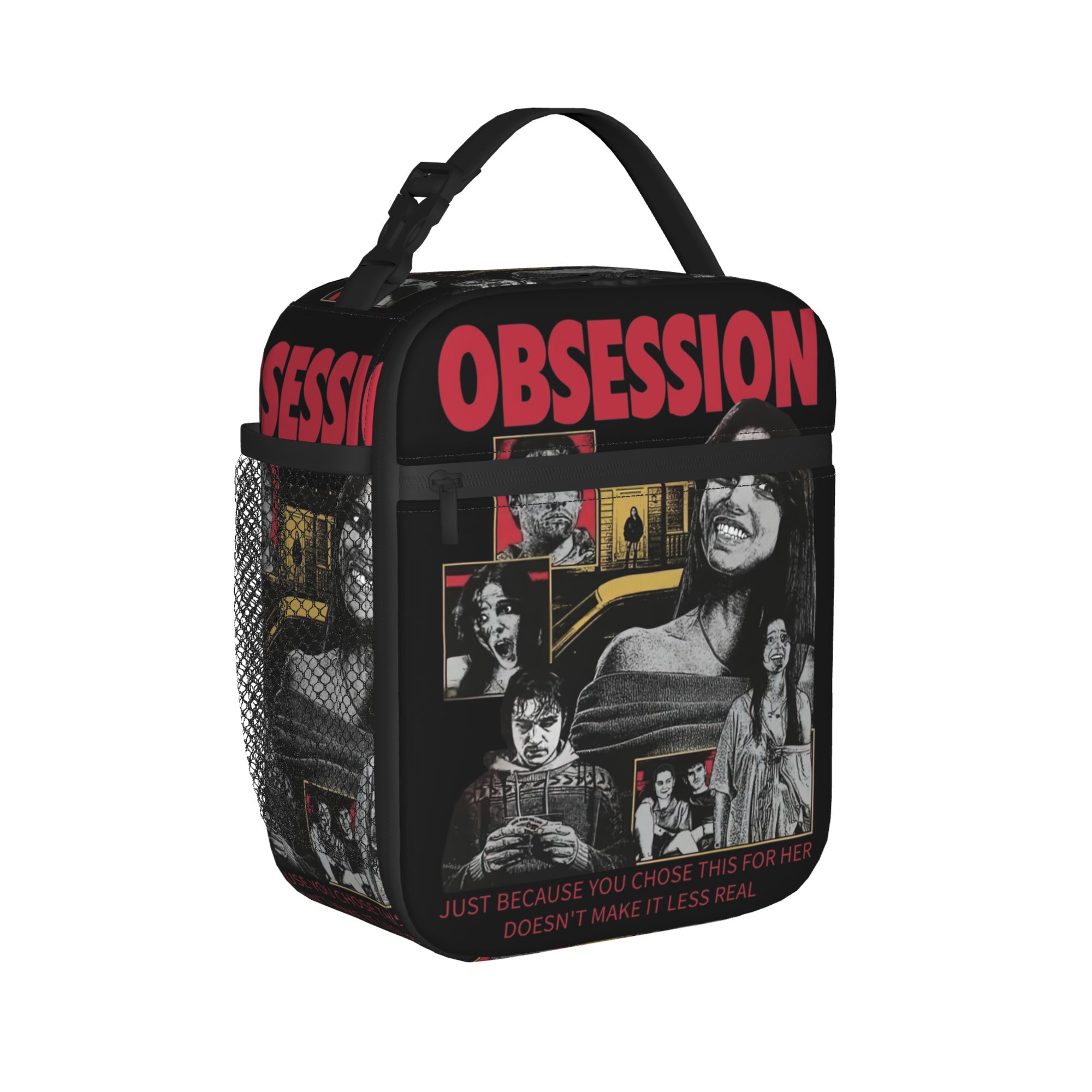 Obsession Movie Horror Film Thermal Insulated Lunch Bag for Picnic Portable Food Bag Container Cooler Thermal Lunch Boxes