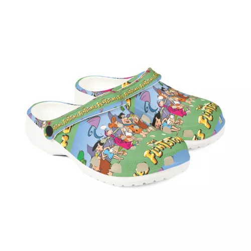 The Flintstones Clogs Shoes (AOP)