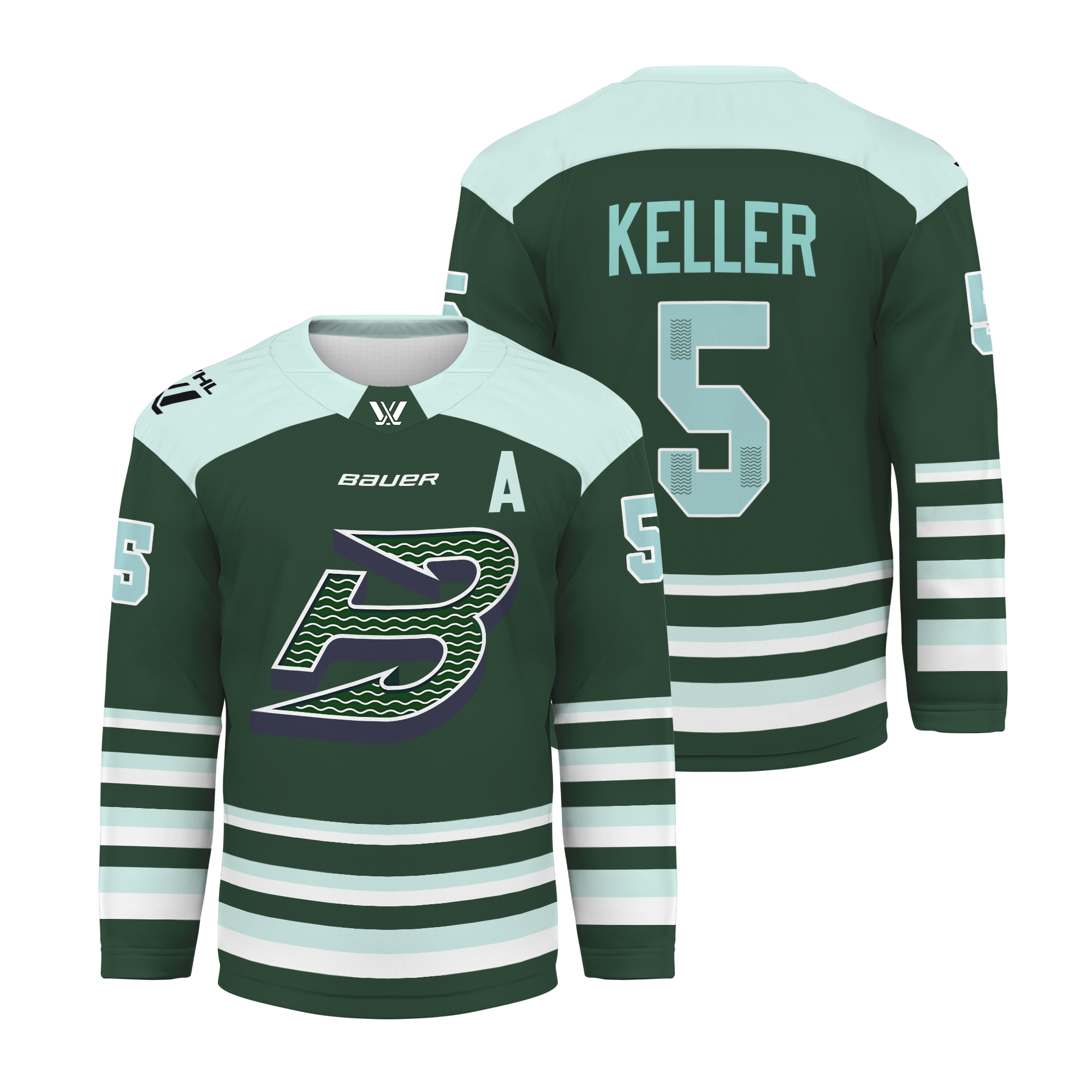 Megan Keller Boston Fleet Men's Hockey Jersey