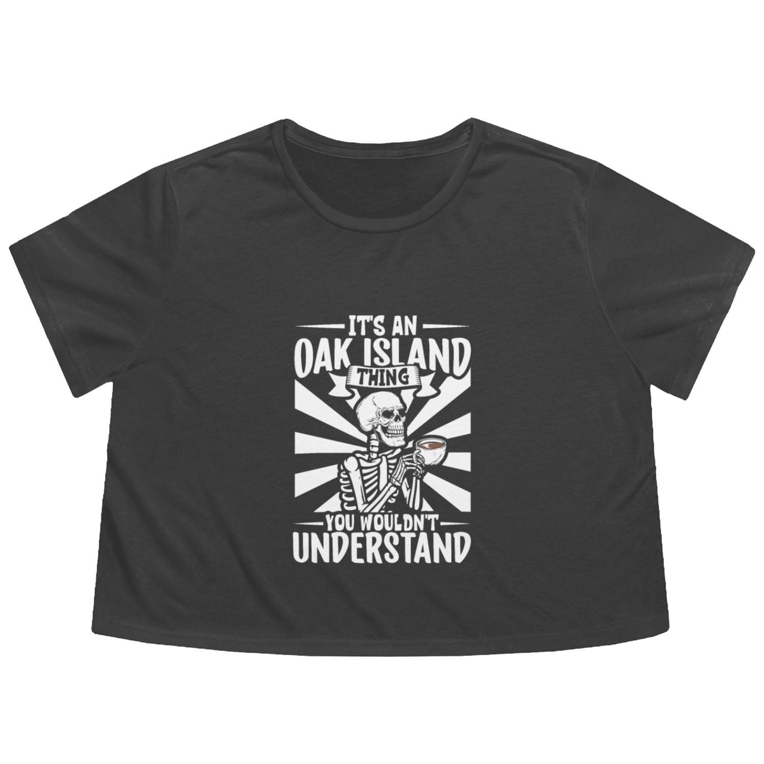 Oak Island / Treasure Hunting Oak Island Mystery Flowy Cropped Tees
