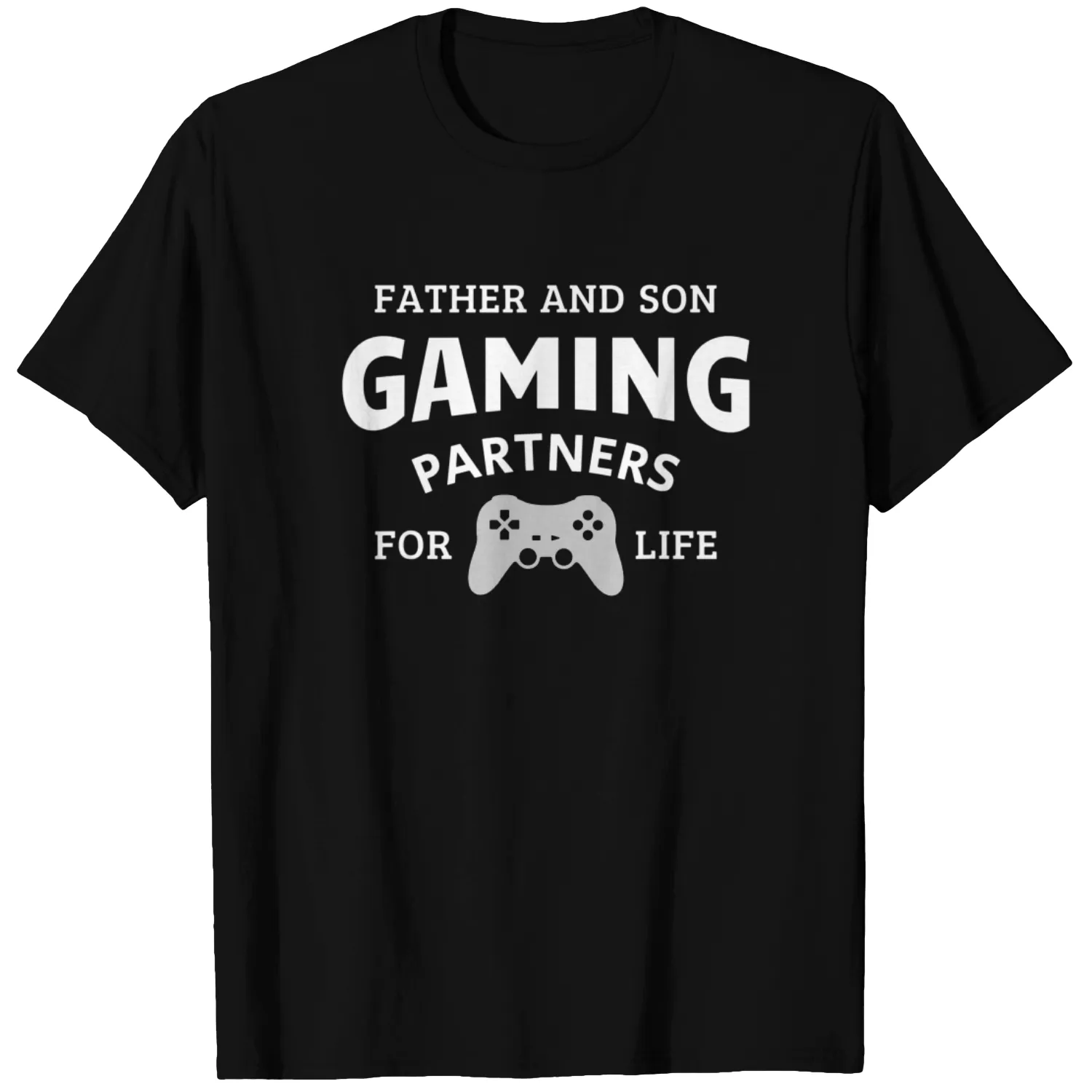 Father and son gaming partners for life family matching gift T-Shirt
