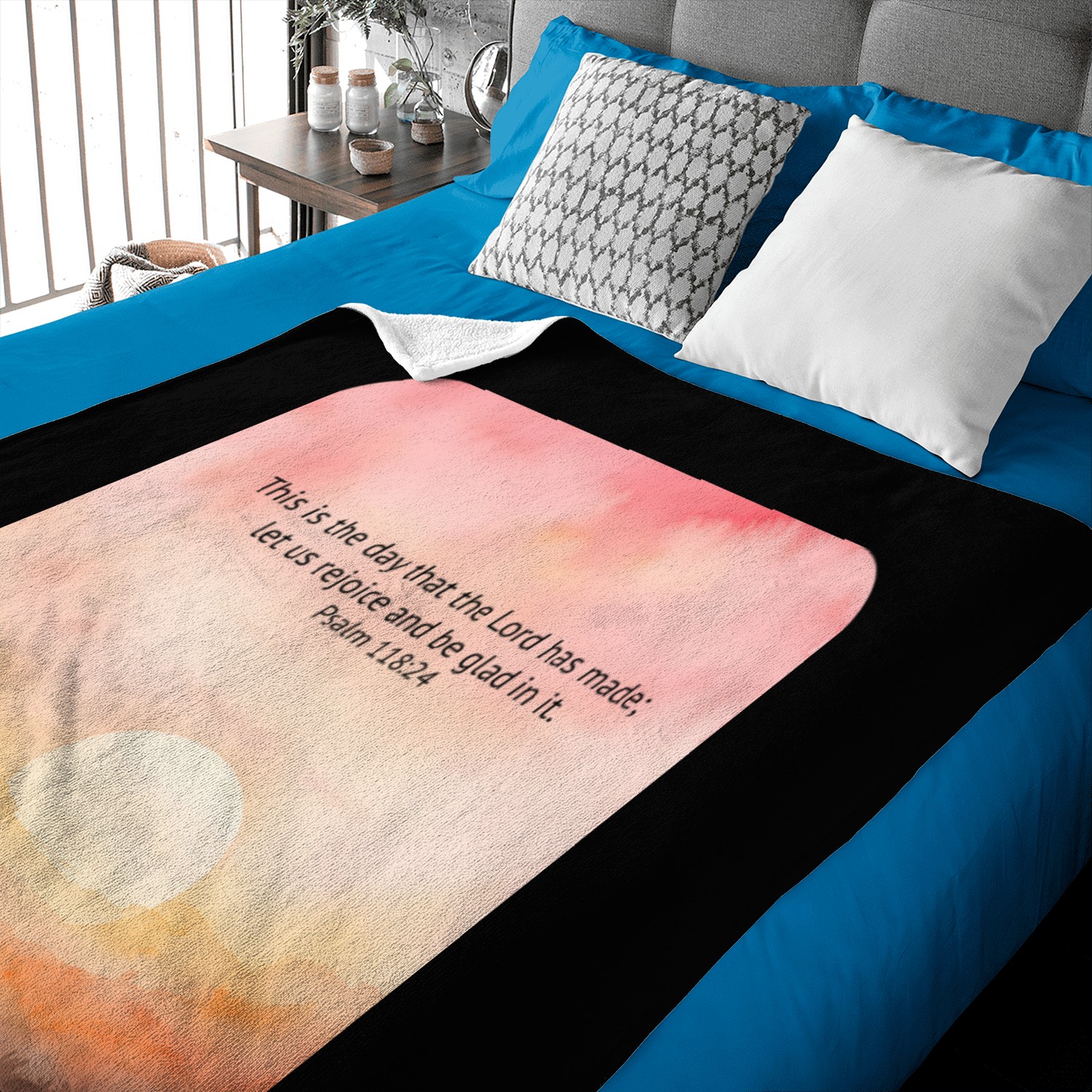 Psalm 118:24 This is the day that the Lord made Baby Blankets
