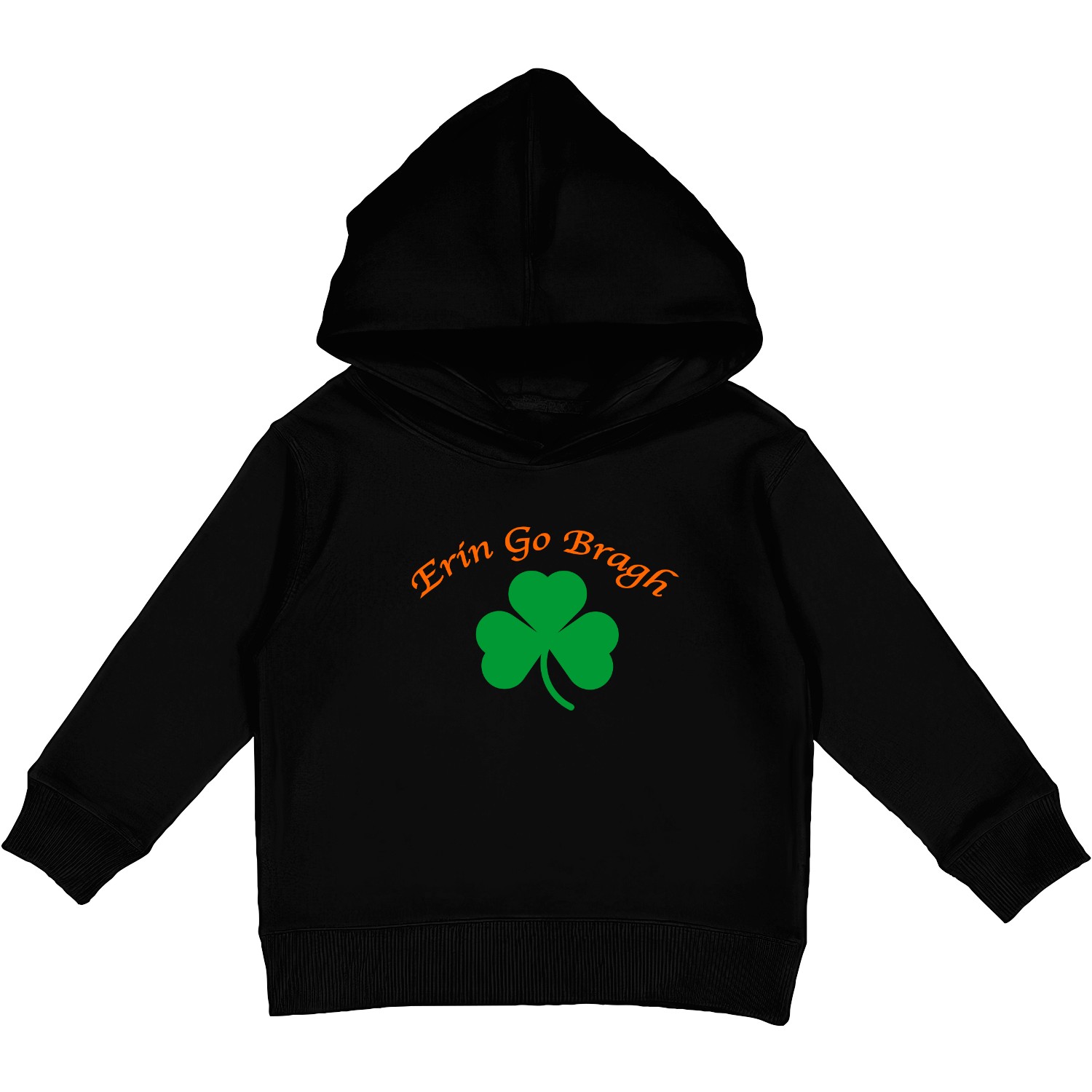 Erin Go Bragh Shamrock Kids Pullover Hoodies