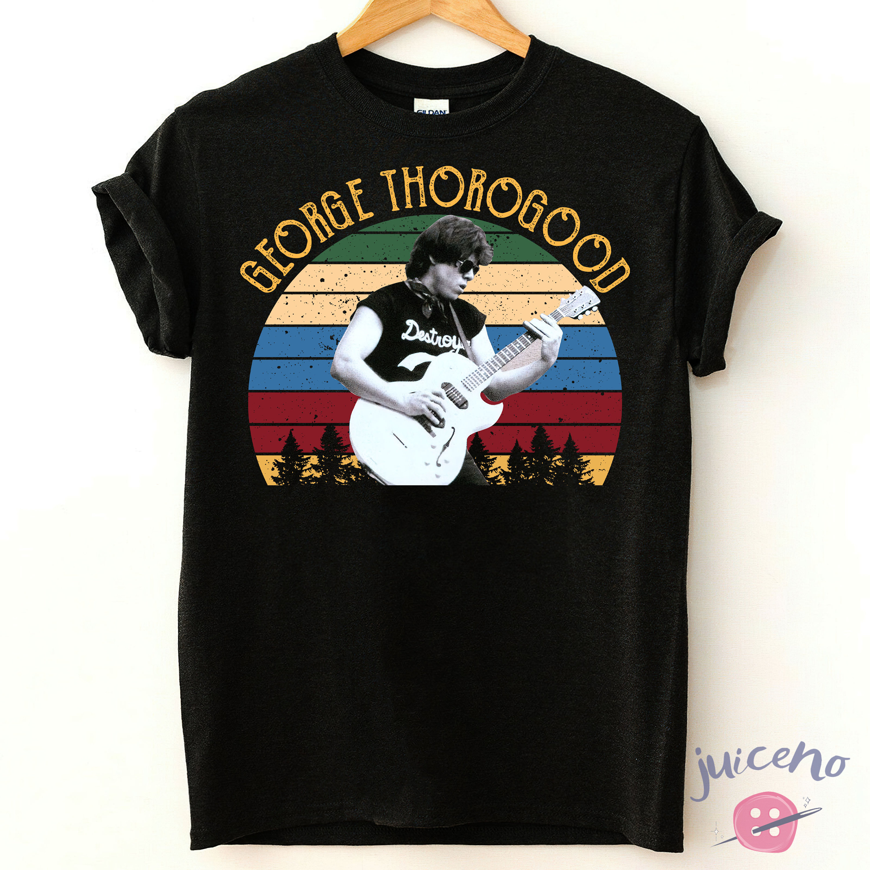 George Thorogood Vintage Shirt, Rock Music Lovers Shirt