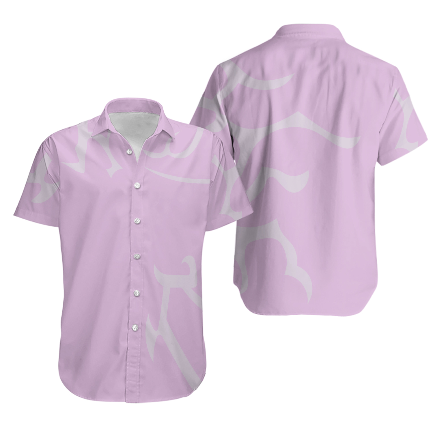 Kpop Demon Hunters Jinu Saja Pink Button Shirt, Men Shorts, Jinu Saja Cosplay Costume, Saja Boys Shirt, Huntrix Shirt, Halloween Gift