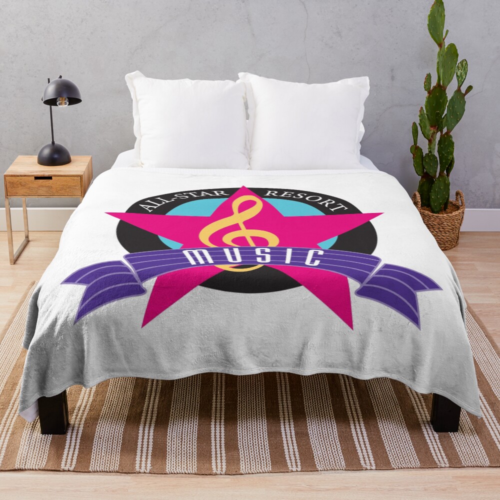 All Star Music Resort Throw Blanket
