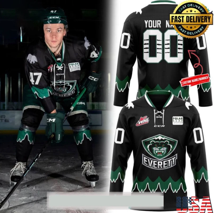 Personalized Everett Silvertip Nightmare New 2025 Hockey Jersey