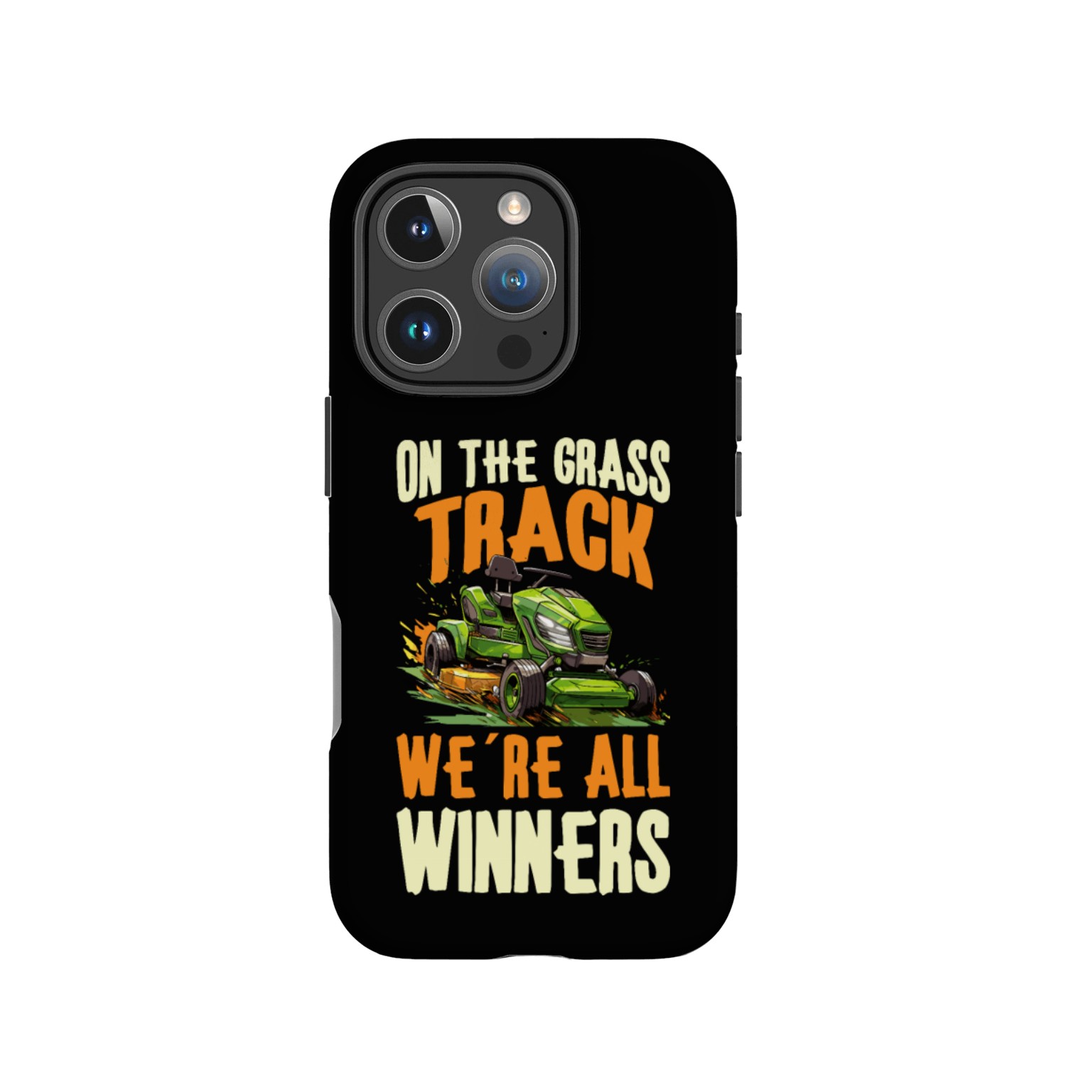 Lawn Mower Racing Gardener Racing Lawnmower IPhone Cases