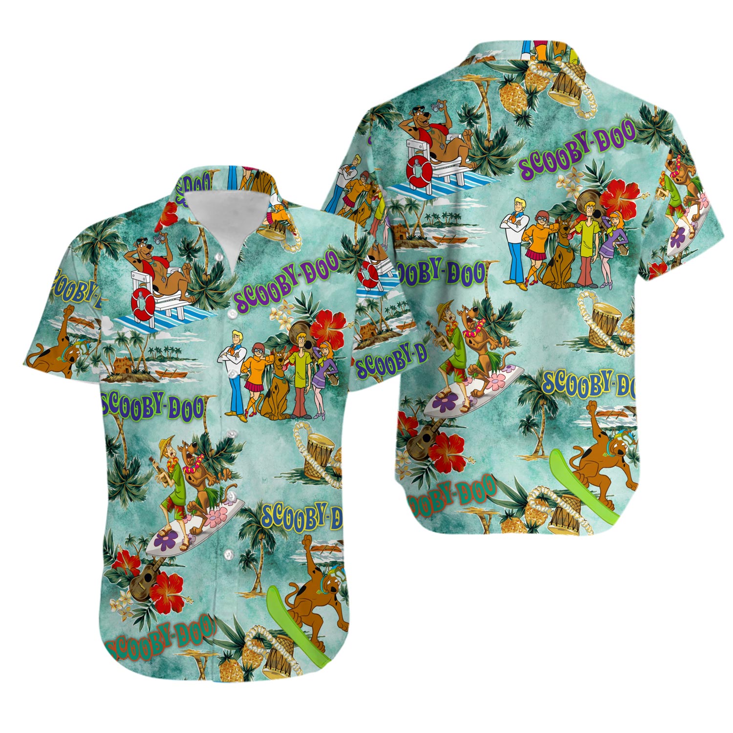 Scooby Doo Tropical Hawaiian Shirt