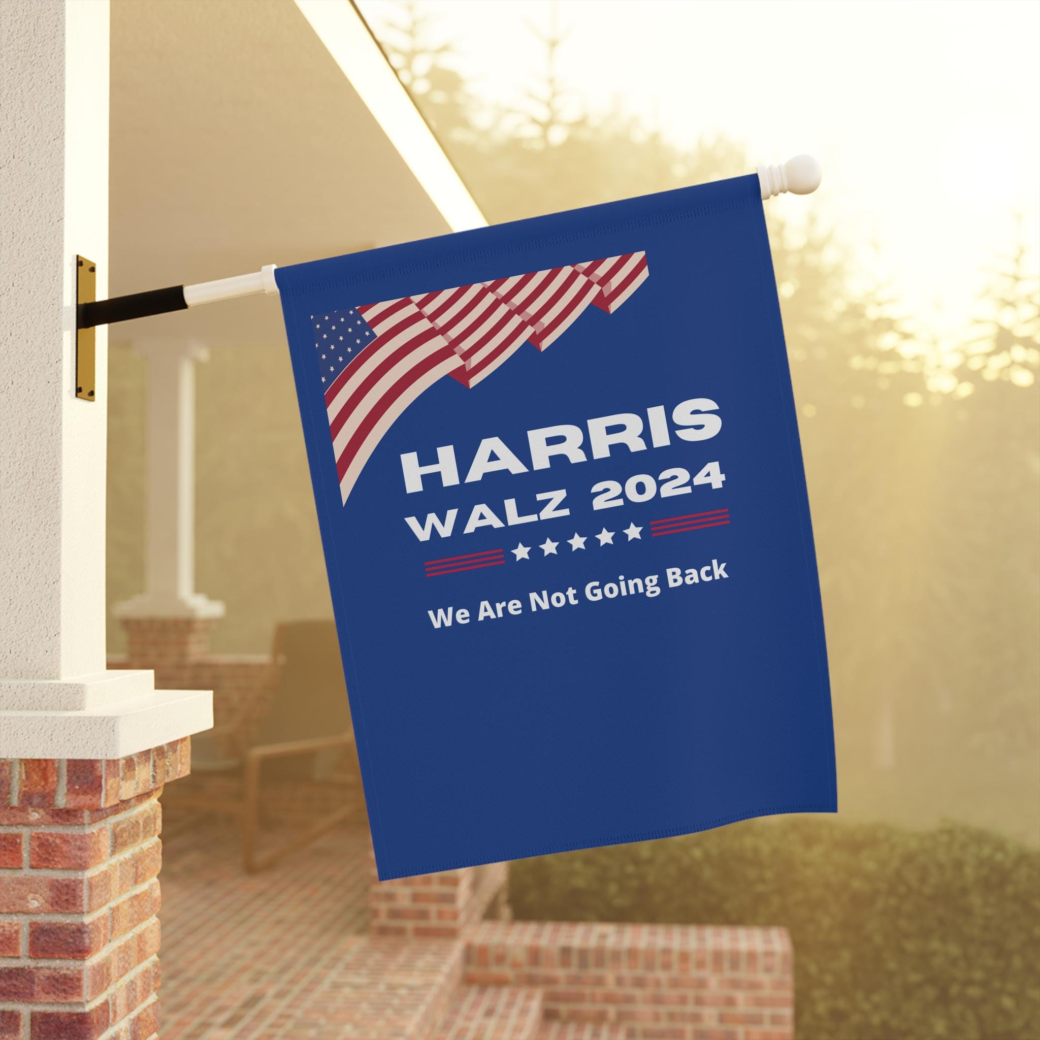 Harris Walz Flag, Kamala Harris 2024 Porch Flag, Vote Kamala Garden & House Banner