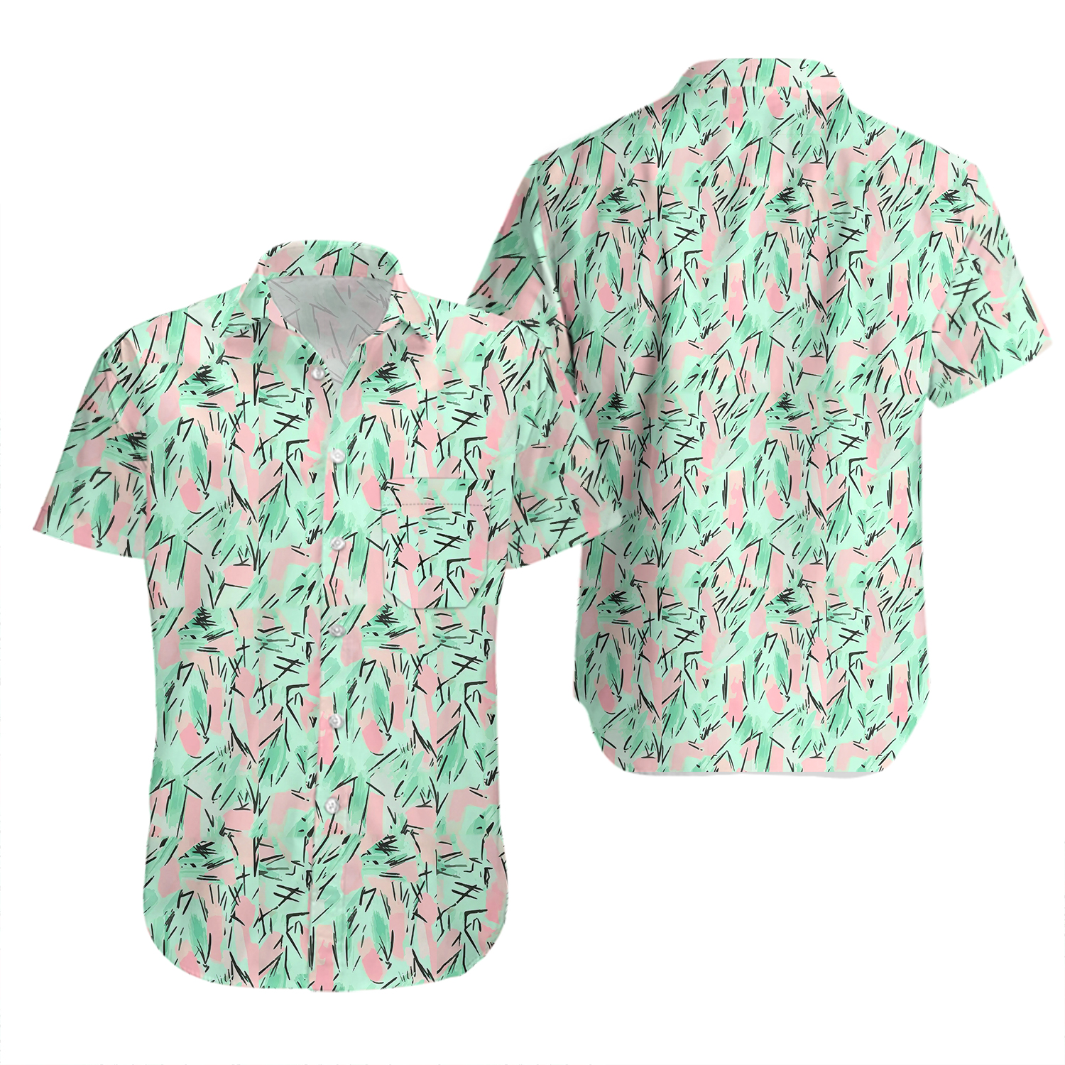 Hopper Hawaiian Shirt worn on TV Series Stranger 3, Hopper Cosplay Costume Shirt