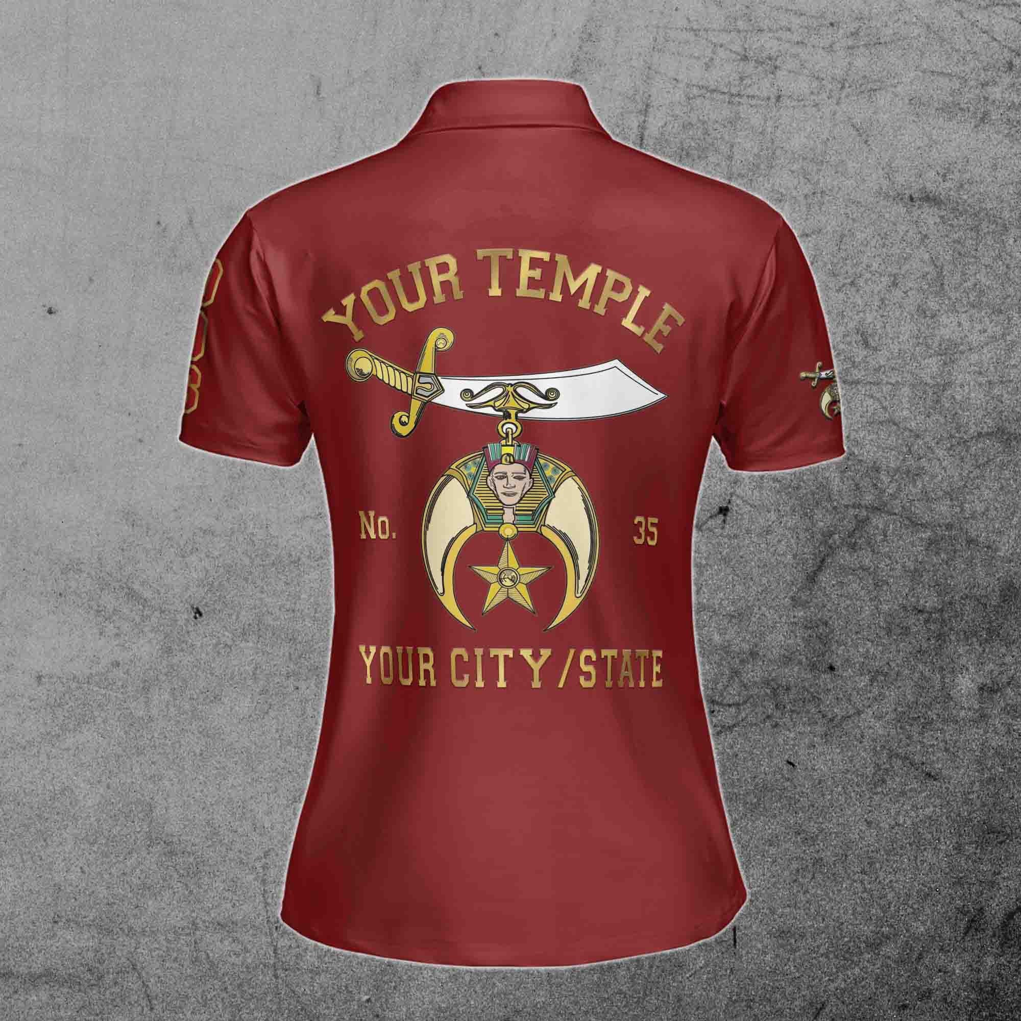 Customize Daughters of Sphinx Women Polo Shirt