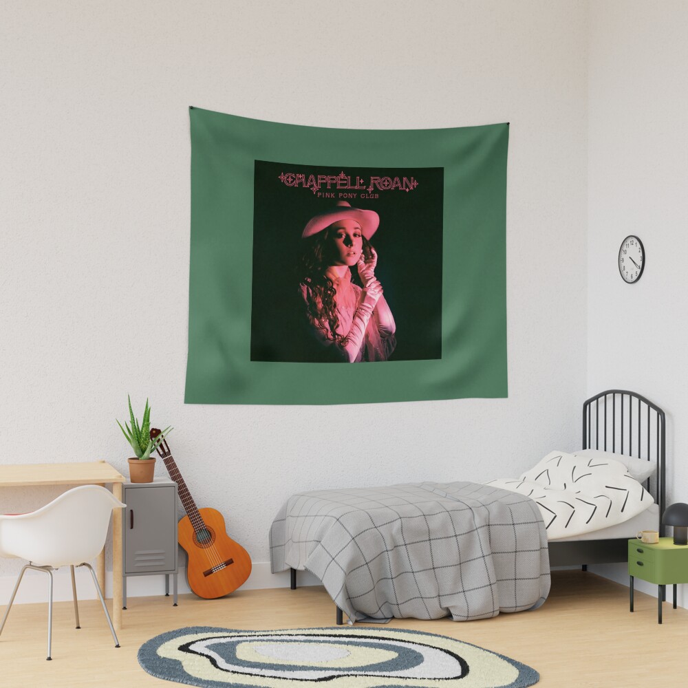 Chappell Roan Pink Pony Club Tapestry, Gifts for Fan, Home Decor Gifts