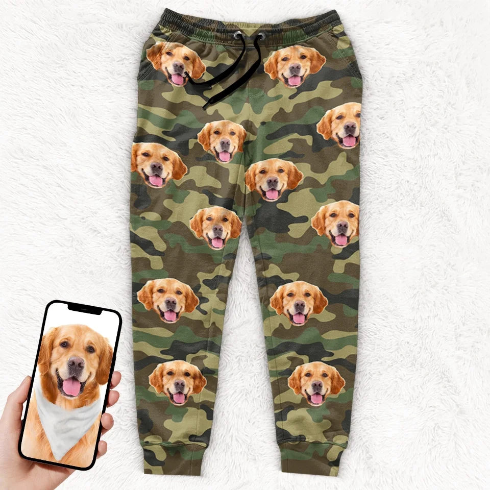 Custom Photo Jingle All The Way With My Furry Friend - Dog & Cat Personalized Pants
