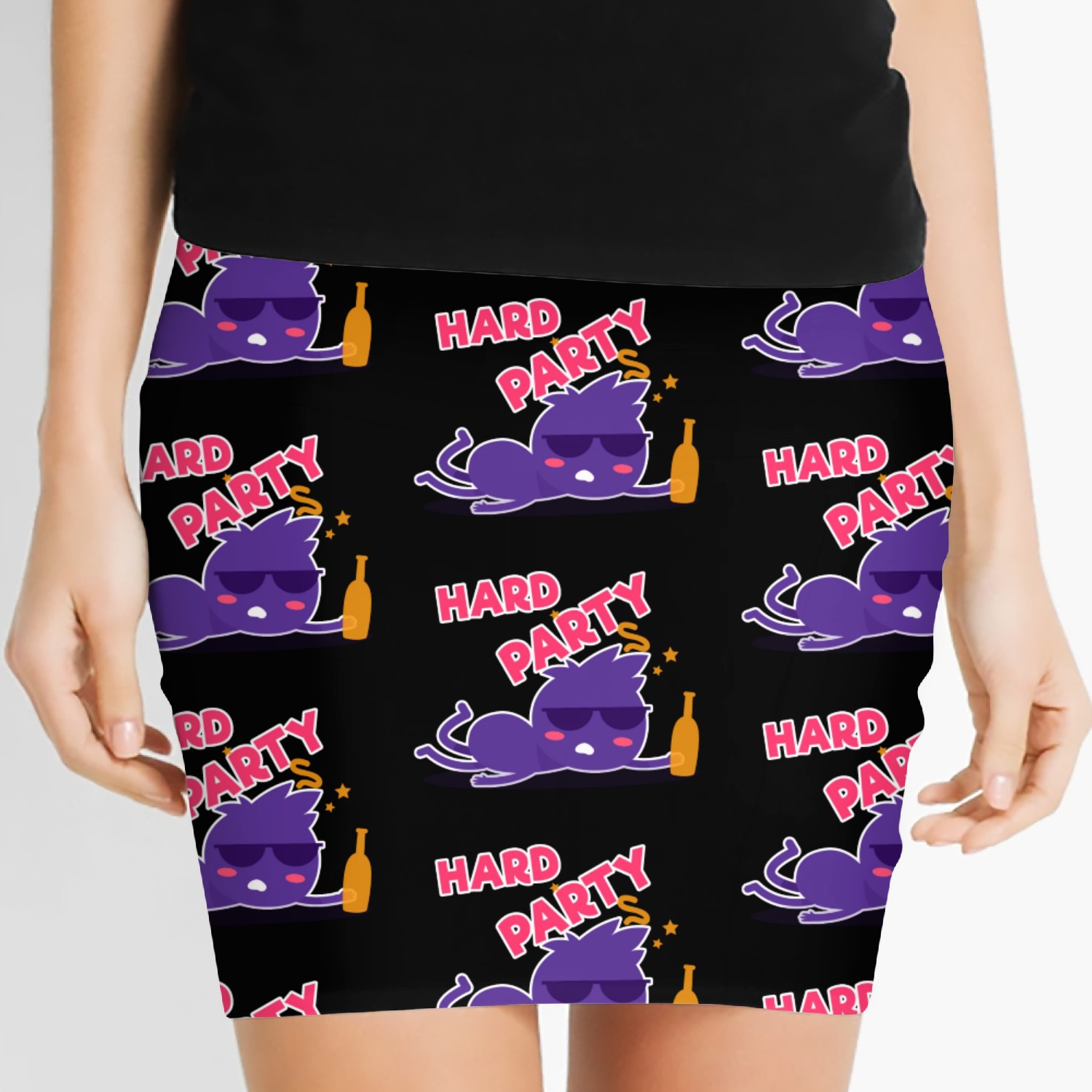 Hard Party, Drunk Ant Women's Mini Skirts