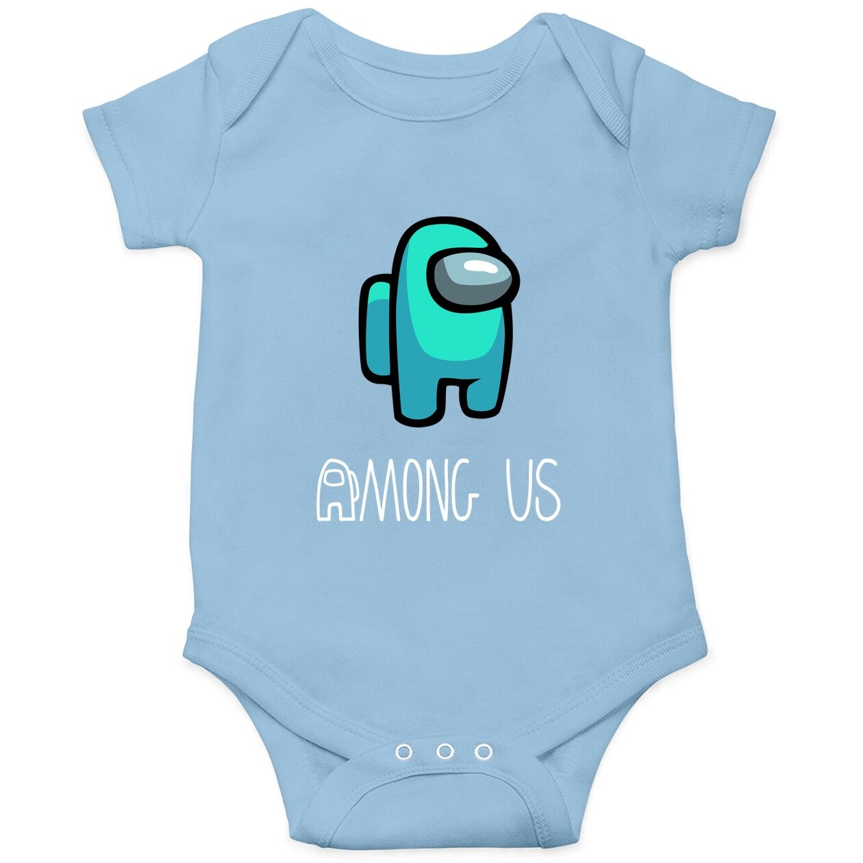 Among Us Baby Bodysuit