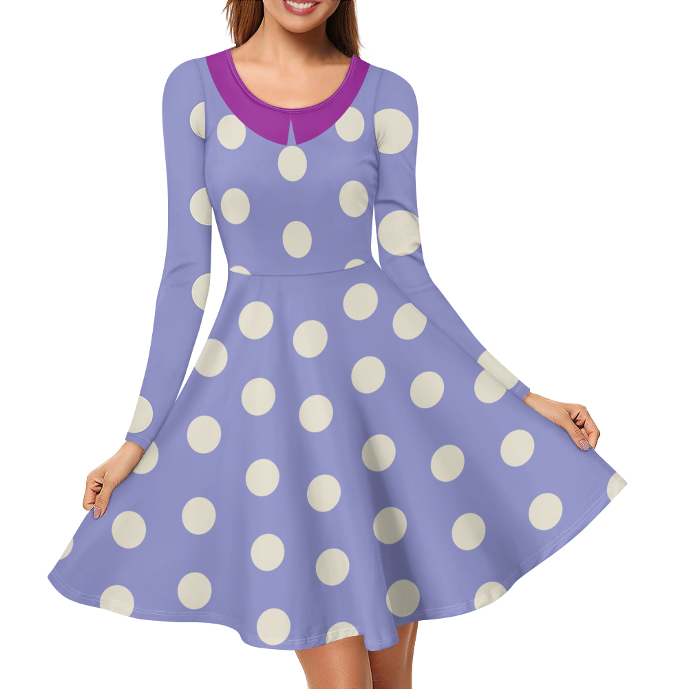 Envy Costume Long Sleeve Midi Dress