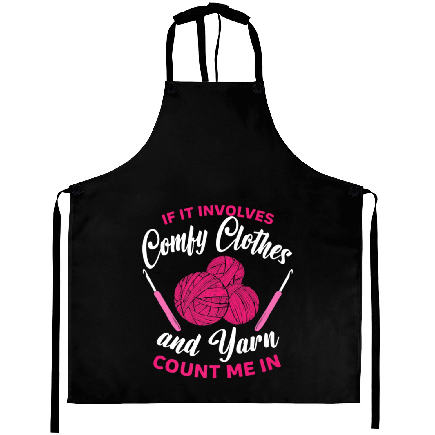 involves clothes Crocheting Crochet Premium Aprons