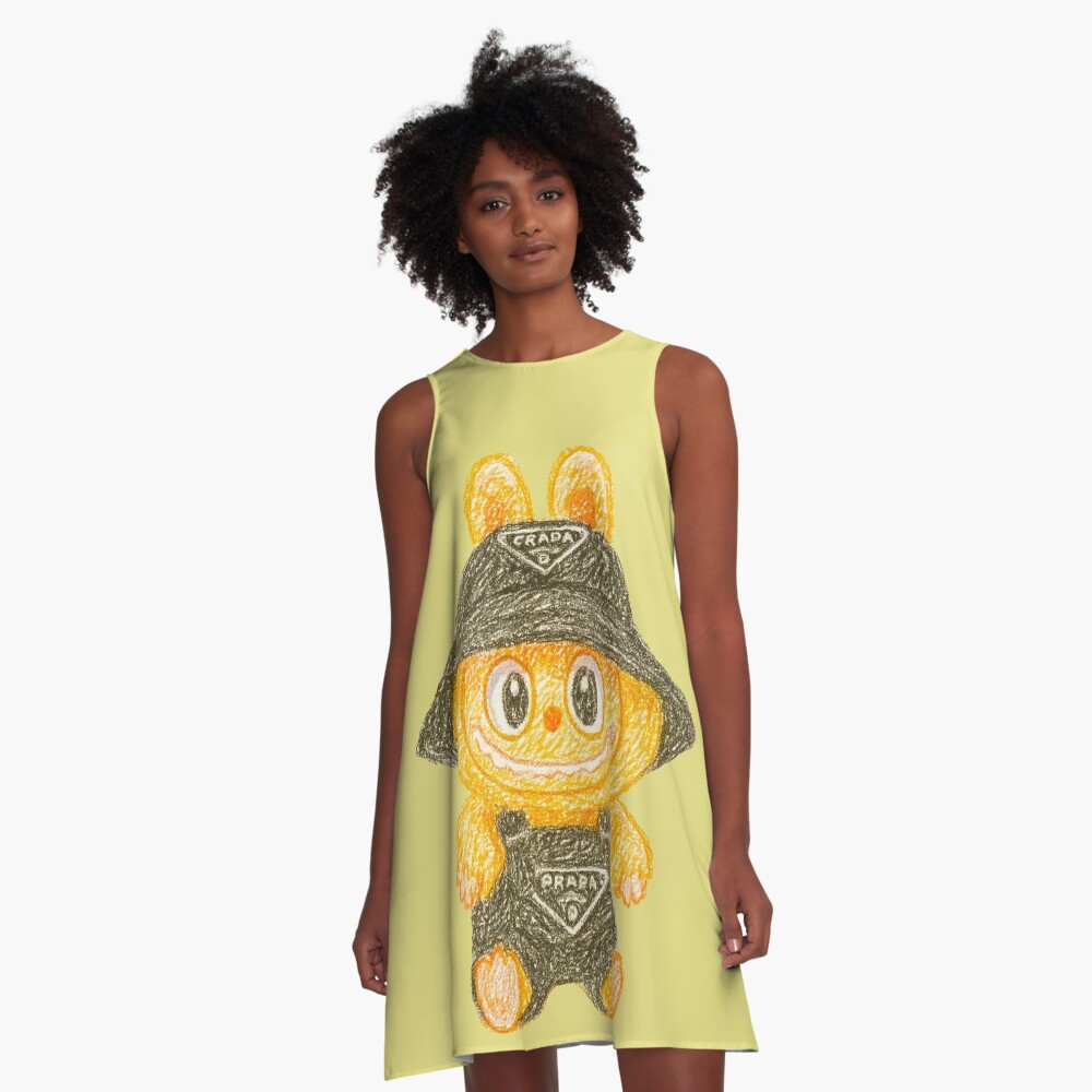 Fashion Labubu A-Line Dress, Gift for Her
